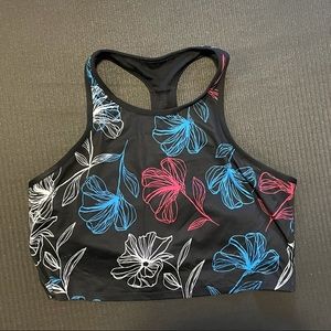 Fabletics crop tank with built in bra